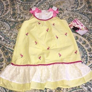 Brand new, girls sz 6 gingham dress